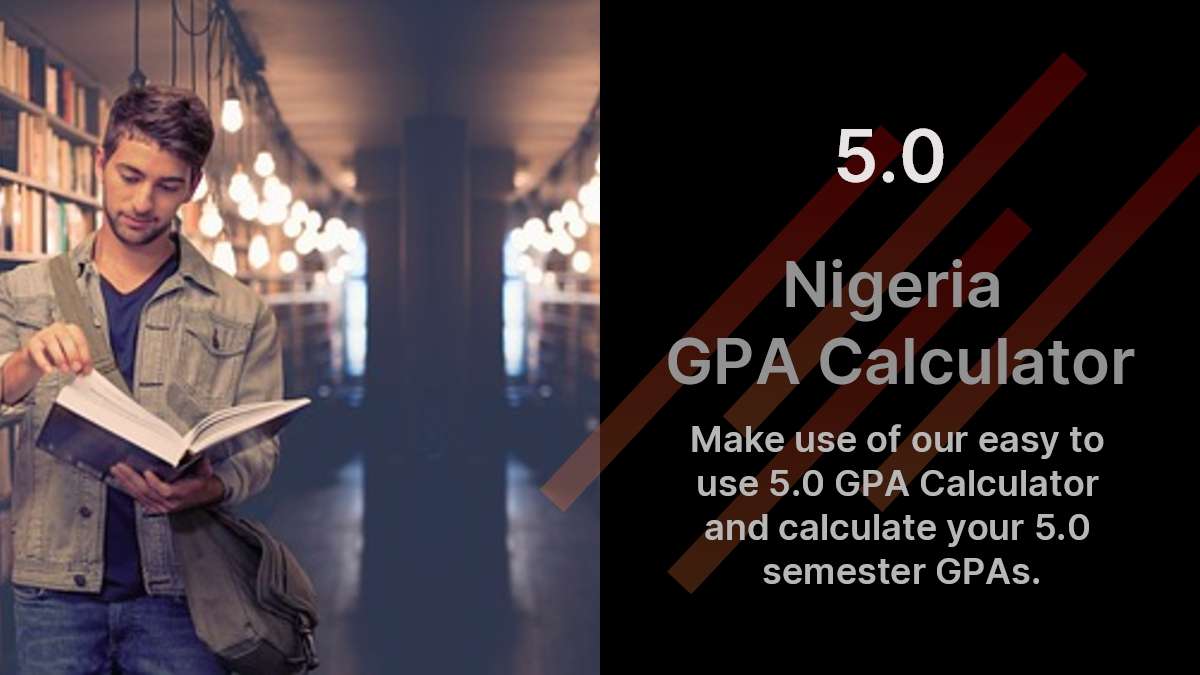 5.0 GPA scale calculator for Nigeria