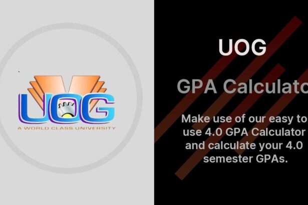 UOG GPA calculator