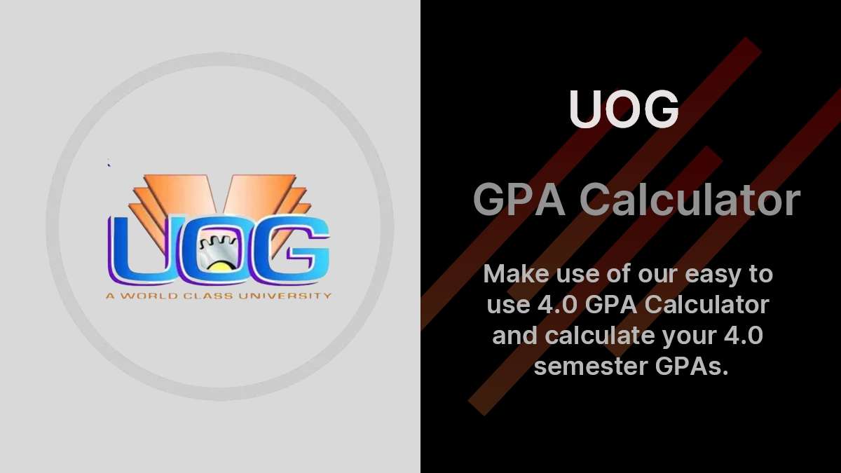 UOG GPA calculator