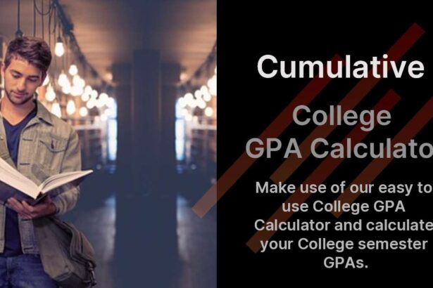 Cumulative College GPA Calculator