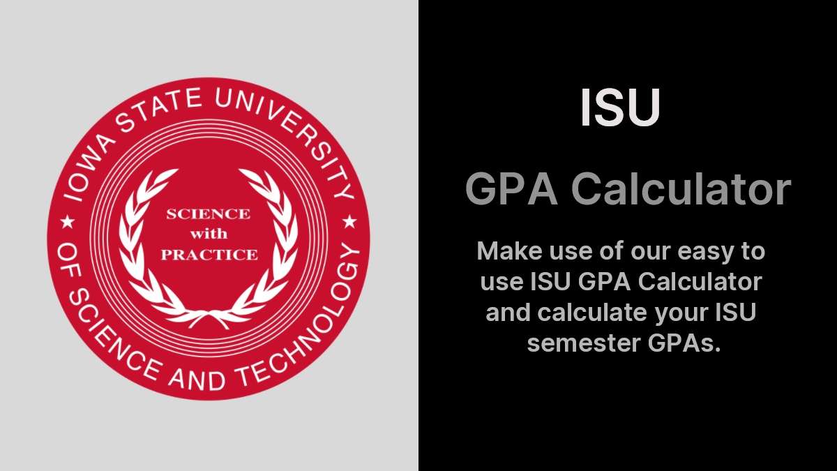 ISU GPA Calculator