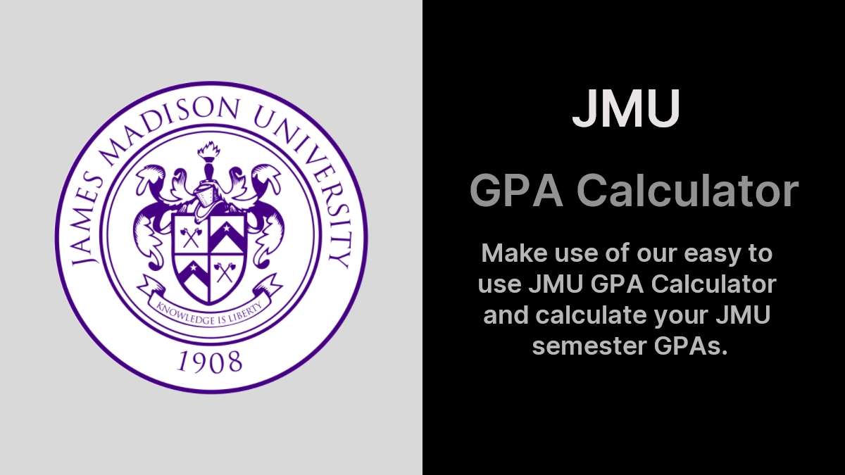 JMU GPA Calculator