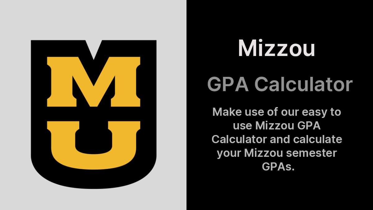 Mizzou GPA Calculator