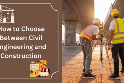 How to Choose Between Civil Engineering and Construction