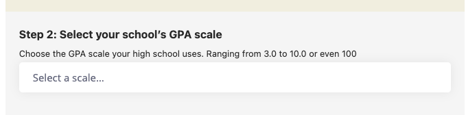 Converted GPA