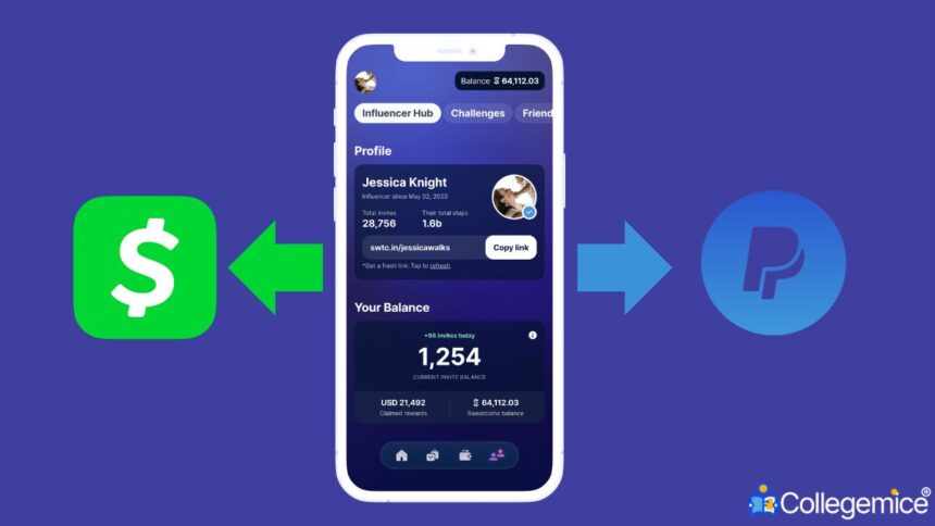 Sweatcoin money to Cash App