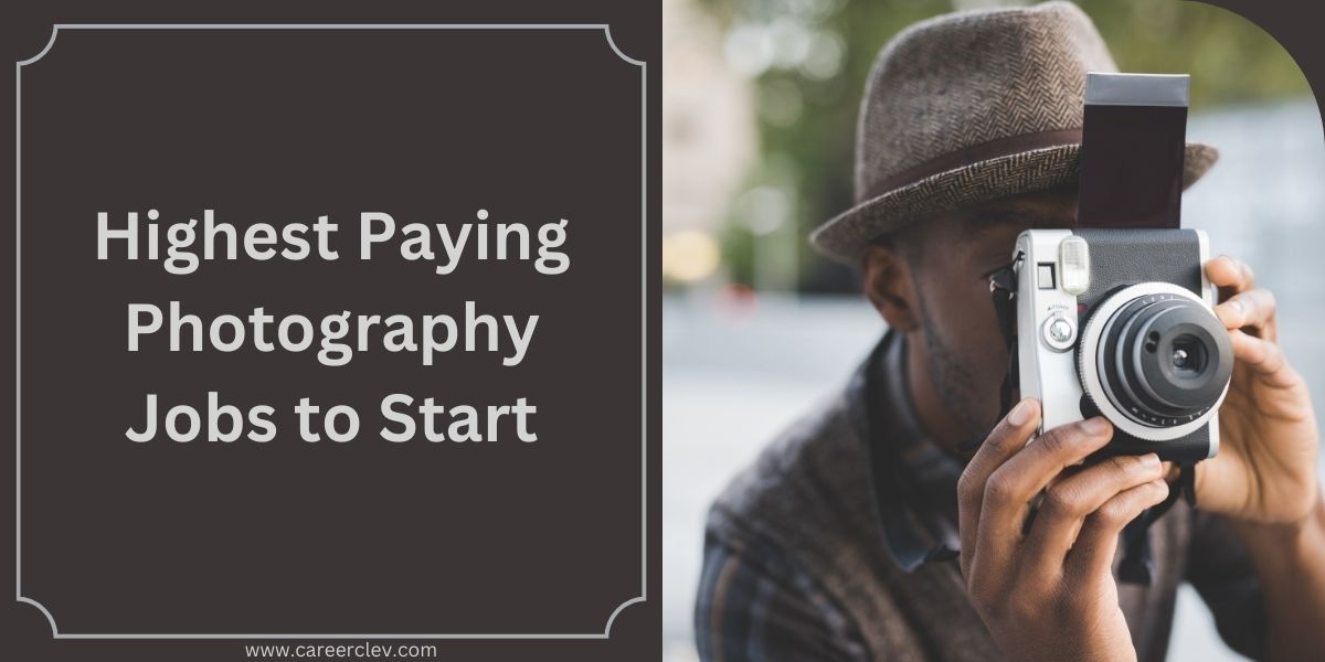Highest paying photography jobs