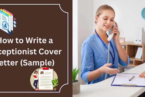 How to Write a Receptionist Cover Letter